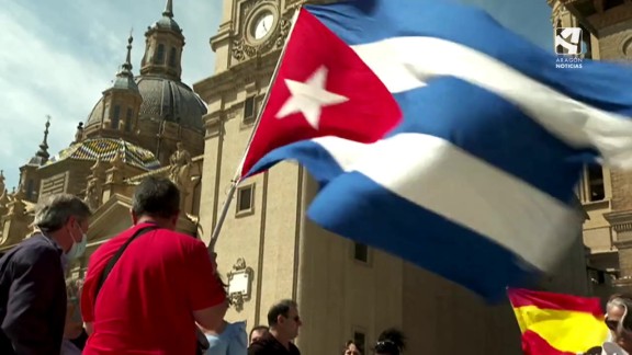 Los cubanos alzan la voz en Zaragoza