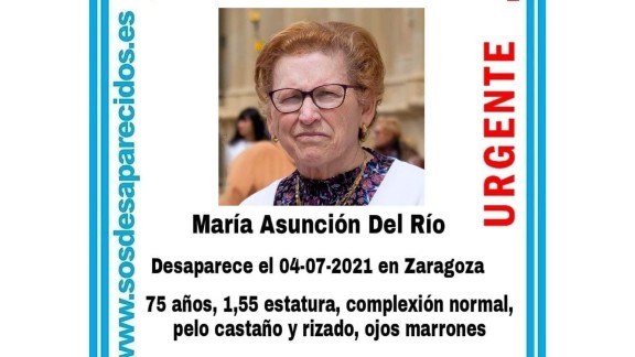 Localizada la mujer de 75 años desaparecida en Zaragoza desde el domingo