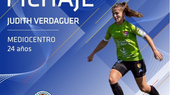 El Zaragoza CFF se hace con los servicios de Judith Verdaguer