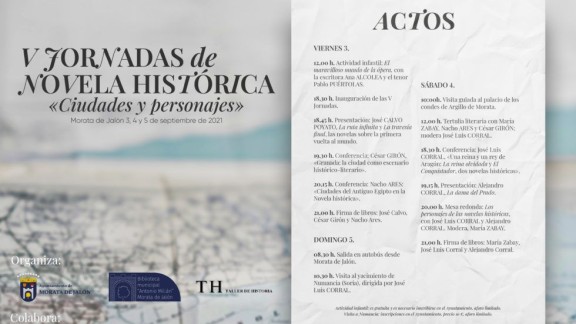 Morata de Jalón celebra la quinta edición de sus Jornadas de Novela Histórica