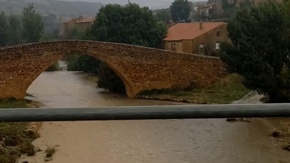Las lluvias dejan en el Maestrazgo hasta 47 litros por metro cuadrado