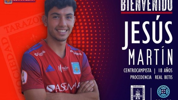 Jesús Martín jugará esta temporada en la SD Tarazona