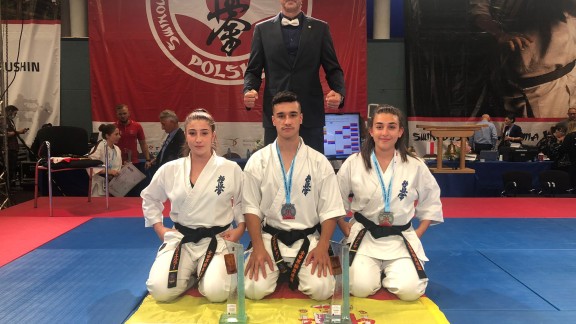 Aragón cosecha dos subcampeonatos en el Europeo de Kyokushin Karate