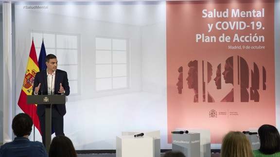 Sánchez anuncia 100 millones para el nuevo Plan de Acción de Salud Mental