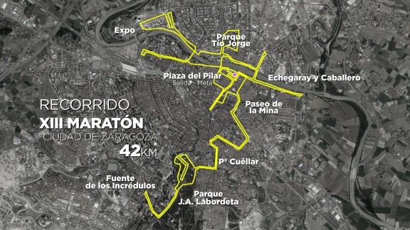 Más llano y más céntrico: así es el recorrido del Maratón y la 10K de Zaragoza