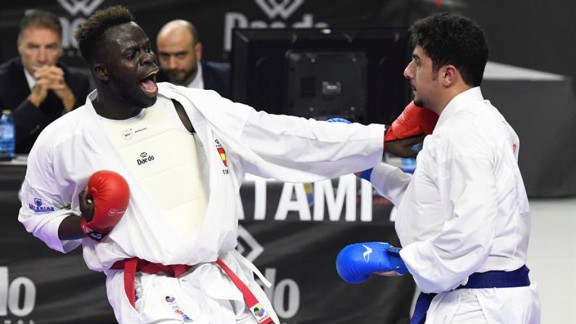 Babacar Seck se queda sin medalla en el Mundial de Dubái