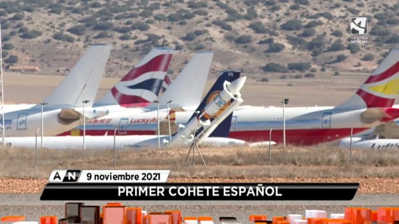 El primer cohete espacial español se pone a punto en Teruel
