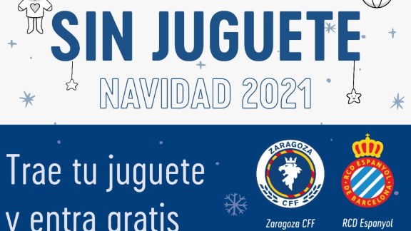 El Zaragoza CFF organiza una recogida solidaria de juguetes
