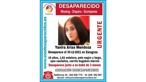 Una joven de 16 años y su bebé de tres meses desaparecen en Zaragoza