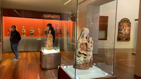 El Museo Diocesano de Barbastro recibe más de 500 visitas desde que exhibe las piezas devueltas por Cataluña