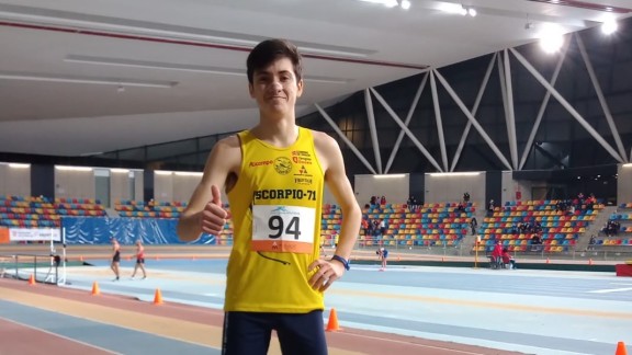 Sergio del Barrio bate el récord de España Sub-18 de 1.500 metros