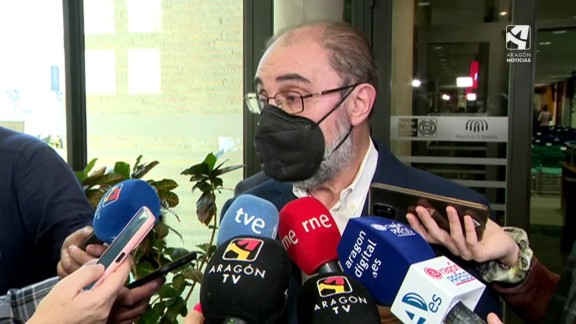 Lambán critica que la visita de los alcaldes del PP a Bruselas es 