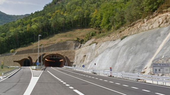 El túnel de Petralba en la N-260 se cortará al tráfico en la mañana del jueves por un simulacro