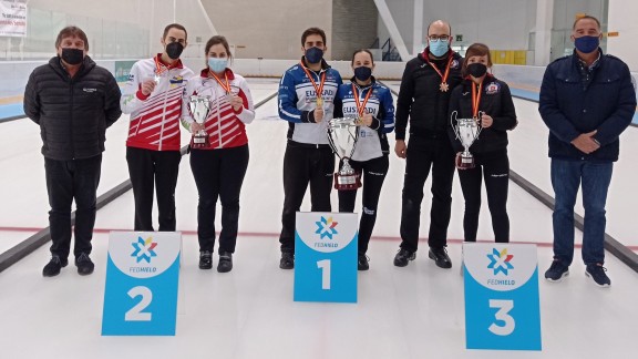 El CH Jaca logra el bronce en el Campeonato de España de Dobles Mixtos de curling
