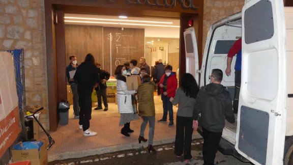 La recogida de materiales en el centro sociocultural San Julián de Teruel se prolonga hasta el 17 de marzo