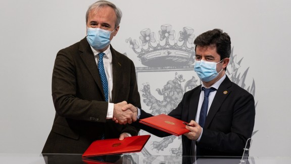 Huesca y Zaragoza firman un acuerdo para promocionar la oferta turística de ambas ciudades