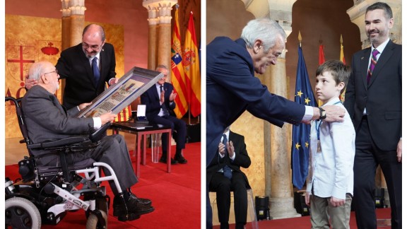 Aragón premia a los fundadores del periódico Andalán y a Aspanoa