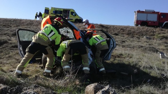 Una persona evacuada en helicóptero tras sufrir un accidente entre Bello y Odón (Teruel)