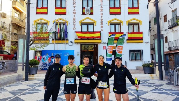 Gran actuación de los atletas aragoneses en la primera prueba de la Copa de España de kilómetro vertical