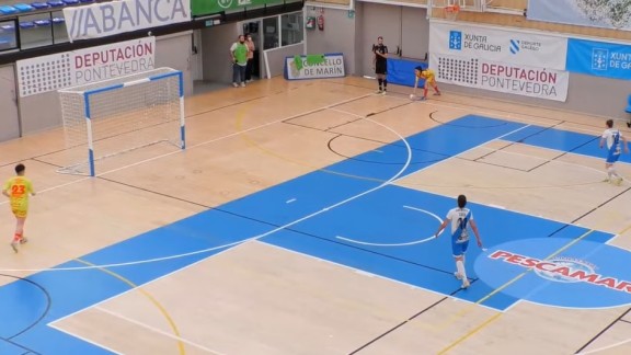 Derrota del Sala Zaragoza en la pista de Marín Futsal (3-1)