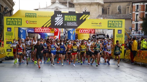 Búscate en la meta del 10K y el Maratón de Zaragoza