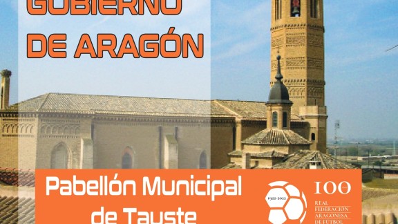 La Copa Aragón de fútbol sala se jugará en Tauste