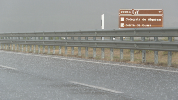 Junio comienza con tormentas y granizo en muchos puntos de Aragón