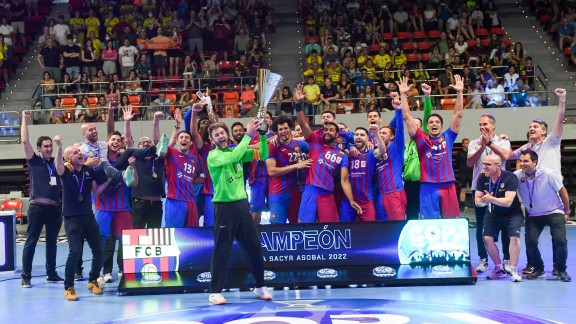 El Barça conquista la Copa Asobal en Zaragoza