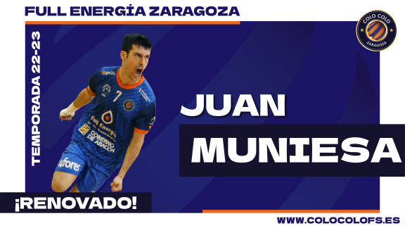 Juan Muniesa entra en los planes de Full Energía Zaragoza de cara a la próxima temporada
