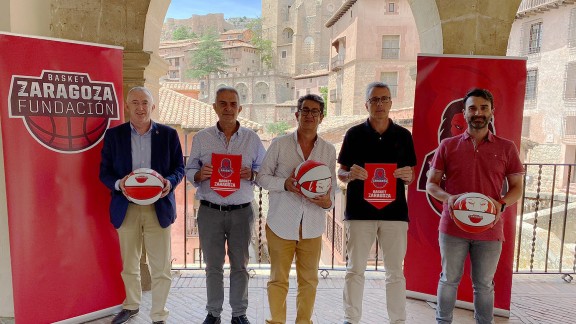 La Fundación Basket Zaragoza presenta su campus de verano en Albarracín
