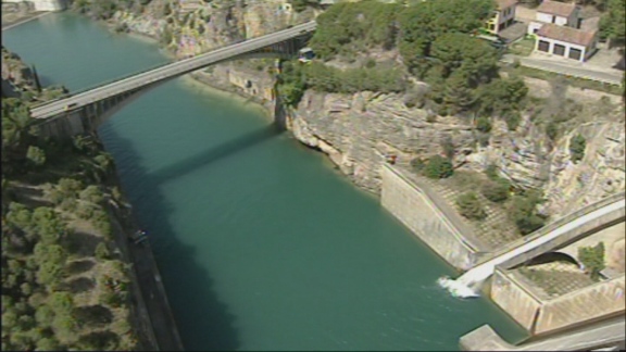 La presa de El Grado, un atractivo turístico