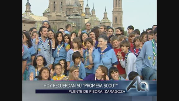 Centenario de los scouts en Zaragoza