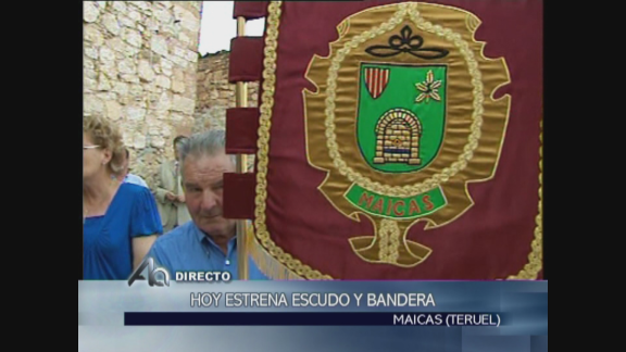 Escudo y bandera en Maicas