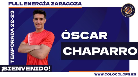 Óscar Chaparro es la nueva incorporación en Full Energía Zaragoza