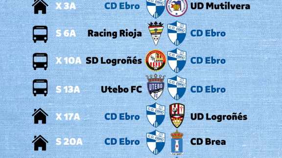 El CD Ebro perfila su calendario de pretemporada