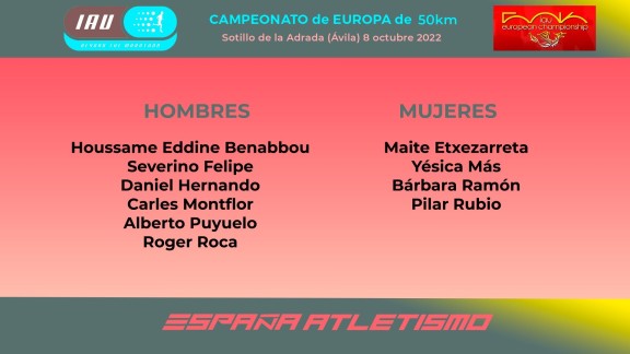 Alberto Puyuelo lidera la selección masculina para el primer Campeonato de Europa de 50 km