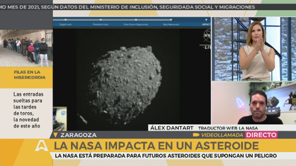 Una nave de la NASA impacta contra un asteroide para desviar su trayectoria