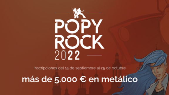 Abierto el plazo de inscripción para el PopyRock 2022