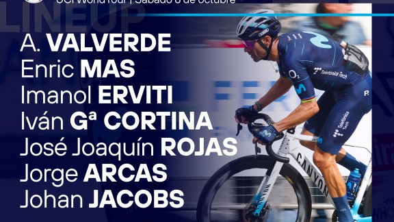 Jorge Arcas acompañará a Alejandro Valverde en su adiós al ciclismo profesional