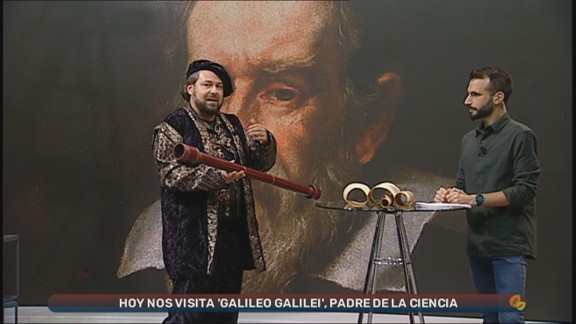 Galileo Galiei visita Aragón TV para transmitir su conocimiento