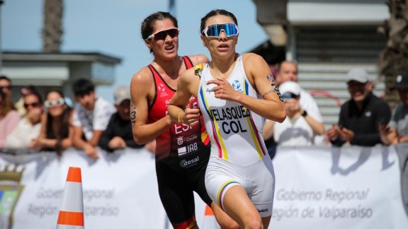 Marta Pintanel, cuarta en la Copa del Mundo de Triatlón de Viña del Mar