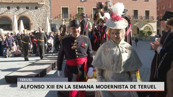 Alfonso XIII 'visita' Teruel 118 años después