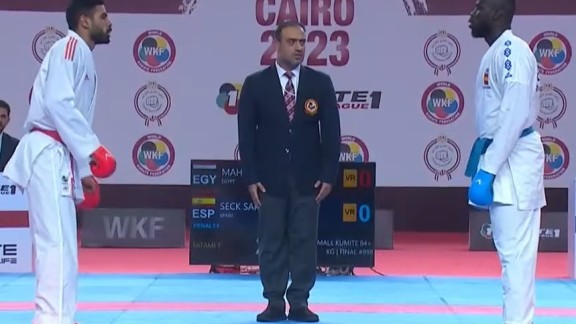 Babacar Seck conquista una medalla de plata en la prueba de la Premier League en El Cairo