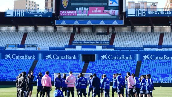 El Real Zaragoza sigue preparando el duelo ante la Ponferradina