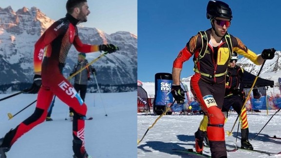 Antonio Alcalde y Miguel Arruego participan en el Campeonato del Mundo de esquí de montaña