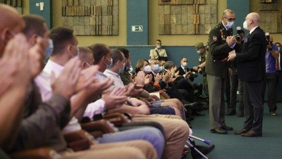 El Hospital Militar de Zaragoza, reconocido por su atención a 53 soldados ucranianos heridos