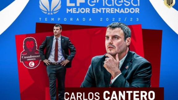 Carlos Cantero, elegido mejor entrenador de la Liga Femenina Endesa
