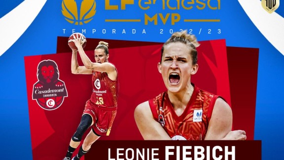 Leo Fiebich, MVP de la Liga Femenina Endesa 2022-2023