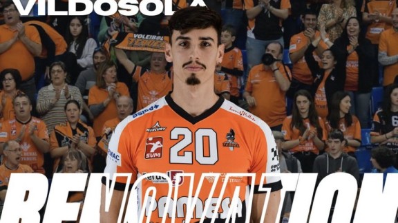 Mariano Vildosola renueva con el Pamesa Teruel Voleibol