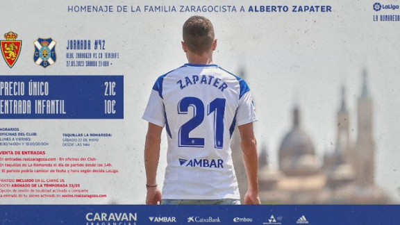 El Real Zaragoza pone todas las entradas para el encuentro ante el Tenerife a 21 euros